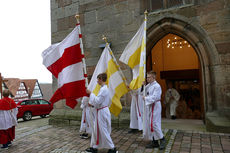 Feier der 1. Heiligen Kommunion in Sankt Crescentius (Foto: Karl-Franz Thiede)